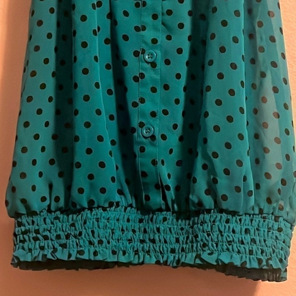 Forever 21 sleeves see thru blouse size S 282 - Picture 3 of 5